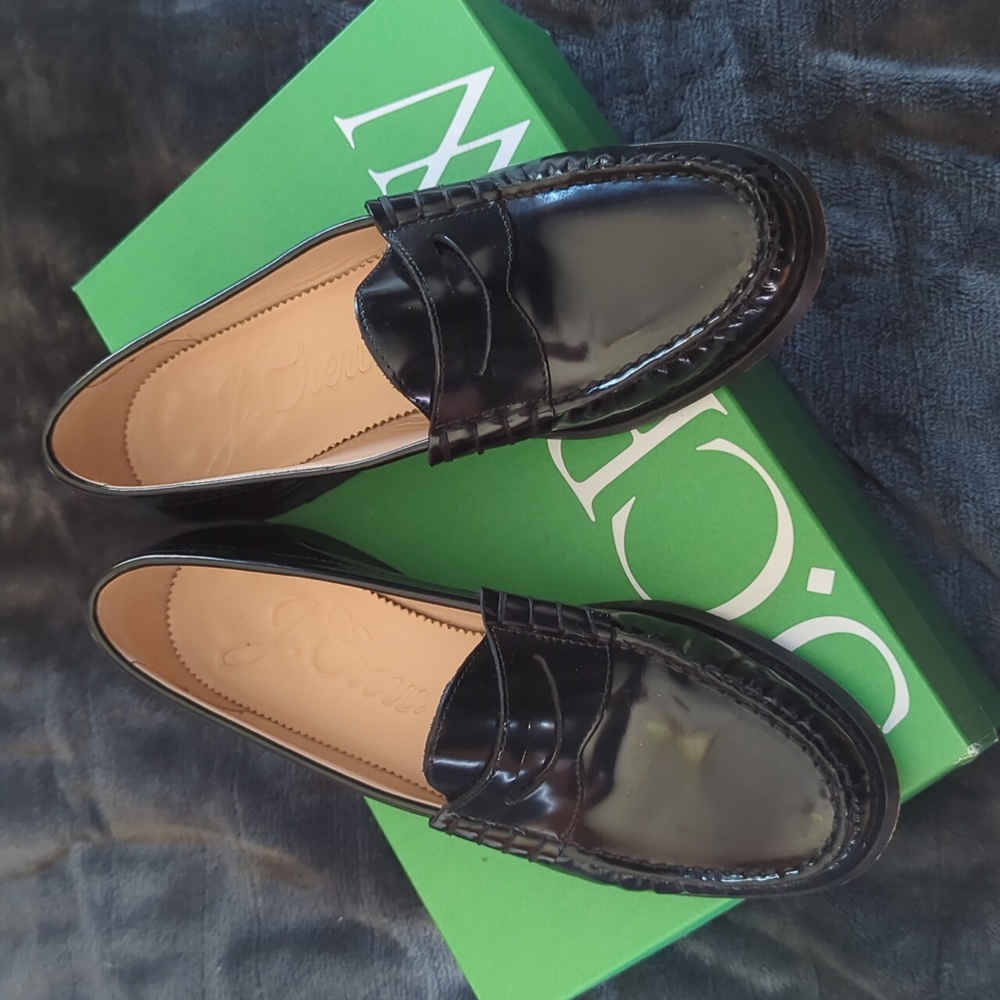 JCREW Winona Spazzalato Classic Penny Loafer